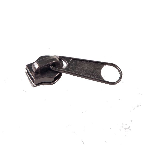 Замок Бегунок №8 black nickel Heng 5,25 — образец ткани, категория бегунки к молнии